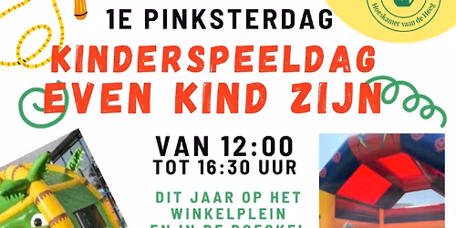 Kinderspeeldag Even Kind Zijn