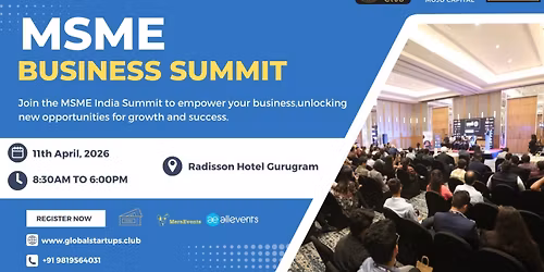 MSME Business Summit 2026 | Gurugram