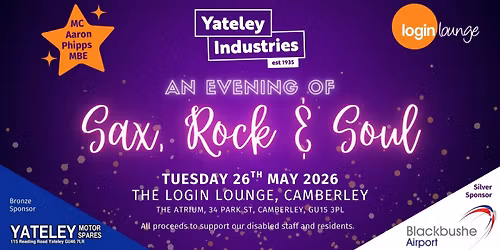 An evening of Sax, Rock & Soul!