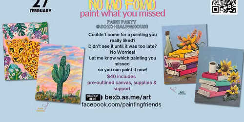 Paint Party: No Mo FOMO - Paint What You Missed