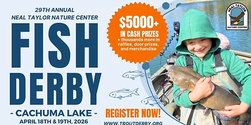 29th Annual Neal Taylor Nature Center Fish Derby