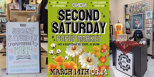 OXDX Second Saturday Native Popup Market | March 2026