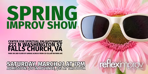 Reflex Spring Improv Show in Falls Church