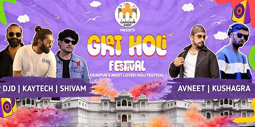 Ghat Holi Festival Udaipur 2026 | Udaipur's Biggest Holi Festival