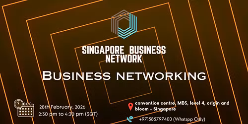 BUSINESS NETWORKING Singapore 2026