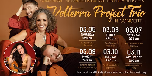 Montana Chamber Music Presents - Volterra Project Trio