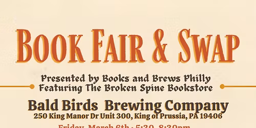 Grown-Up Book Fair and Swap-KOP-2nd Session