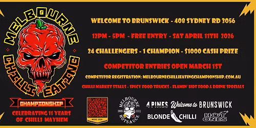 Melbourne Chilli Eating Championship