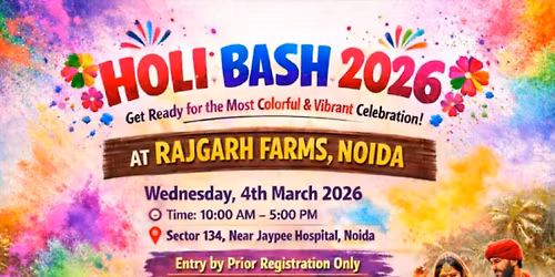 Holi Bash 2026