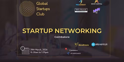 GLOBAL STARTUPS CLUB l STARTUP NETWORKING Coimbatore 2026