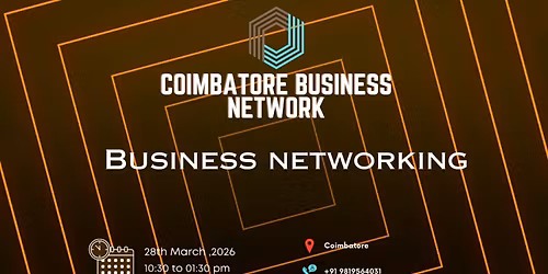 Coimbatore BUSINESS NETWORKING 2026