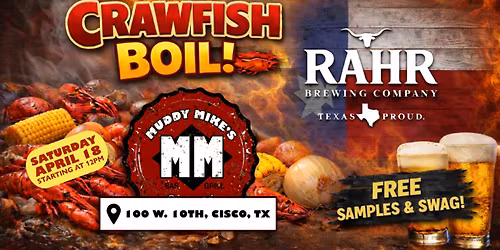 \ud83e\udd9e\ud83d\udd25 CRAWFISH BOIL AT MUDDY MIKE\u2019S \ud83d\udd25\ud83e\udd9e