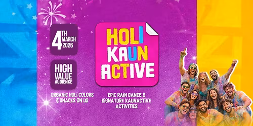 Holi KaunActive Bhopal