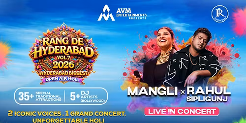 RANG DE HYDERABAD VOL 7.0 (Hyderabad's Biggest Open Air Holi)
