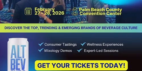 \ud83c\udf9f\ufe0f Experience the Future of Beverages at AltBev Expo