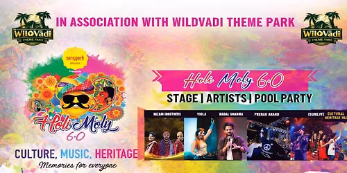 Holi Moly 6.0 | Delhi NCR\u2019s Biggest Holi Festival 2026 at Wildvadi Surajgarh