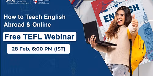 Teach English Abroad with TEFL \u2013 Free Live Webinar