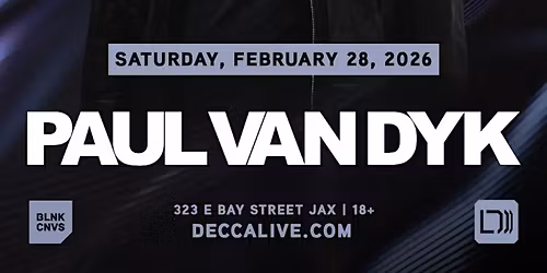 PAUL VAN DYK @ DECCA LIVE
