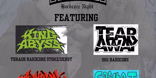 Major Threat Hardcore night: Kings Abyss, Tear Away, Abysmal, Spillout