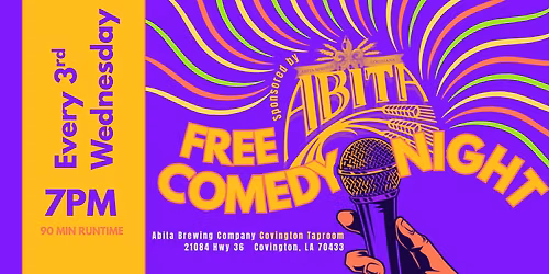 Laugh United Comedy Night at the Abita Taproom | Covington | March 18