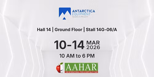 Aahar 2026 | Antartica Equipment