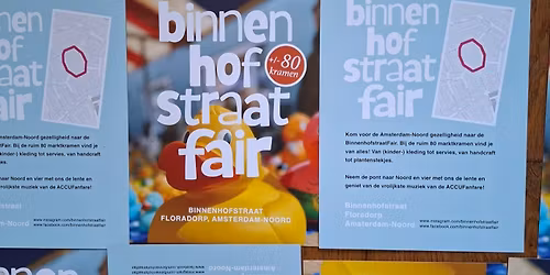 BinnenhofstraatFair 2026, Rommelmarkt in Amsterdam Noord