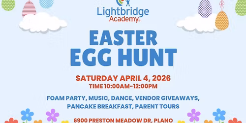 FREE: Easter Egg Hunt Foam Party with Pancake Breakfast