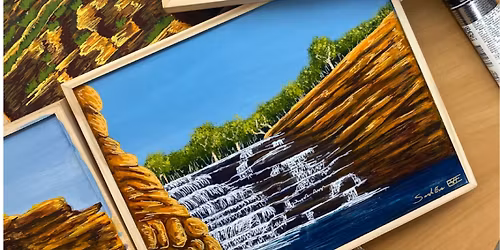 2.5 hour Landscape Painting Workshop (Ages 11 and above welcome)