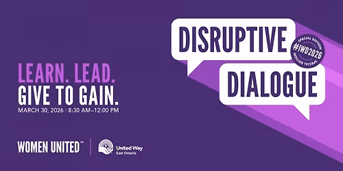 Disruptive Dialogue: Learn. Lead. Give to Gain.