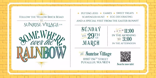 Somewhere Over the Rainbow \u2013 Easter at Sunrise Village!