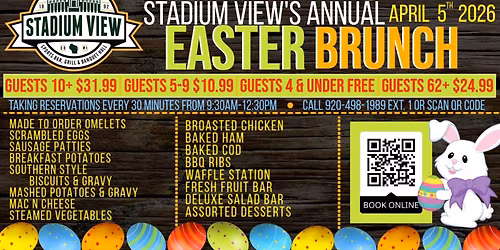 Easter Brunch @ Stadium View
