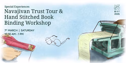 Special Experience #4 Navajivan Tour & Hand Stitched Book Binding Workshop