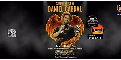 Comedy Reborne headlining Daniel Cabral