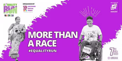 5TH EDITION OF EQUALITY RUN - RUNNING TOWARDS AN EQUAL TOMORROW
