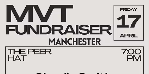 MVT Fundraiser Manchester @ The Peer Hat