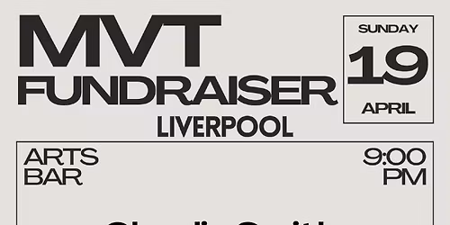 MVT Fundraiser Liverpool @ Arts Bar Hope Street