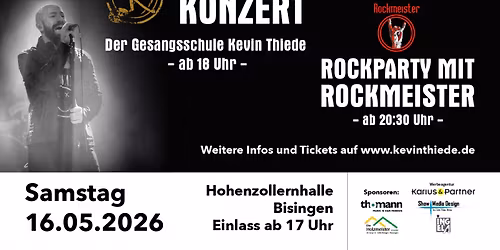 POP & Rock Konzert der Gesangsschule Kevin Thiede