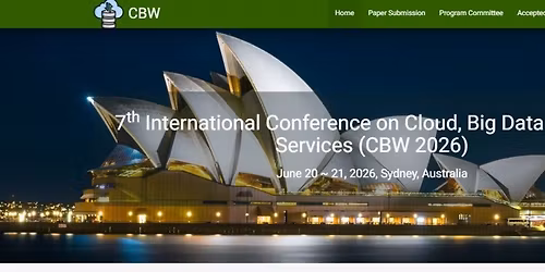 7th International Conference on Cloud, Big Data and Web Services (CBW 2026)