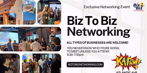 Biz To Biz Networking at Kapow Noodle Bar Delray Beach