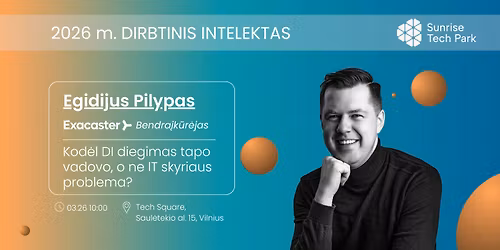 2026 m. DIRBTINIS INTELEKTAS: kod\u0117l DI diegimas tapo vadovo, o ne IT skyriaus problema?