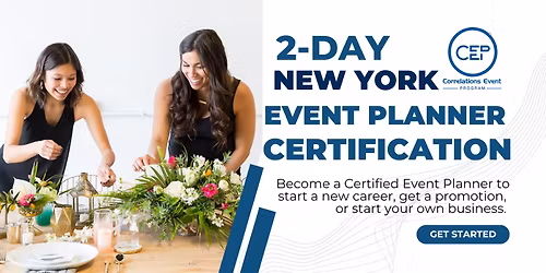 2-Day New York Event Planner Certification April 25-26, 2026