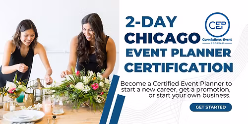 2-Day Chicago Event Planner Certification July 18-19, 2026