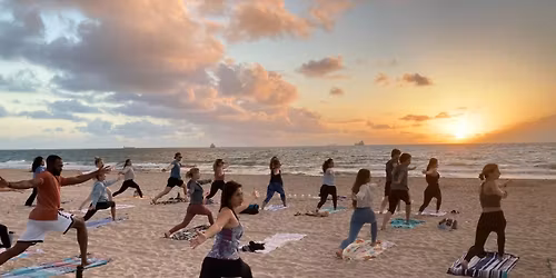 Sunrise Beach Yoga for the Spring Equinox
