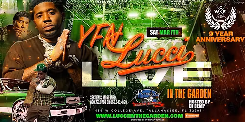 YFN LUCCI LIVE IN THE GARDEN: WINNERS CIRCLE 9 YEAR ANNIVERSARY