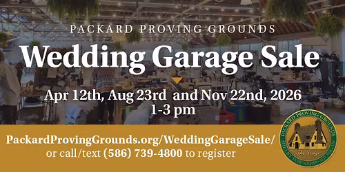 Wedding Garage Sale