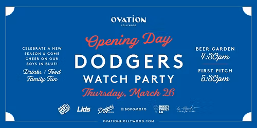 Opening Day Dodgers Watch Party
