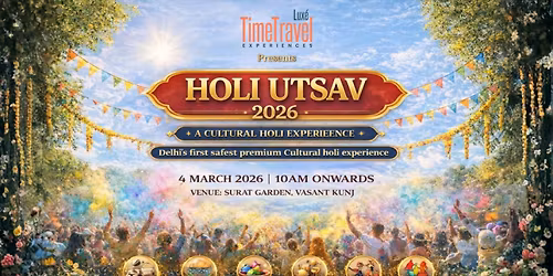 Holi Utsav 2026- A Cultural Holi Experience in Delhi