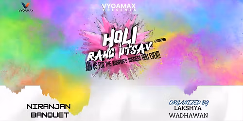 HOLI RANG UTSAV 2026 BY VYOAMAX | Kanpur\u2019s Biggest Holi Celebration \ud83c\udf89