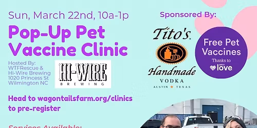 WTFR Pet Pop-Up Clinic