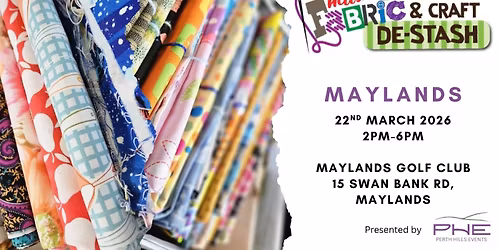 Hills Fabric and Craft DeStash Maylands